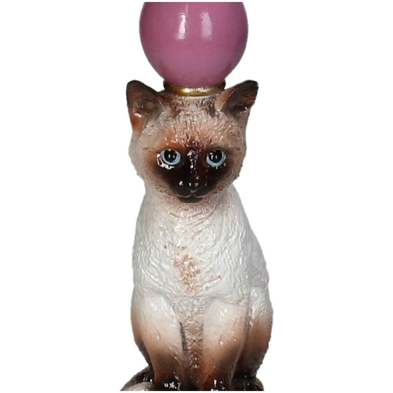 Lysholder White Cat