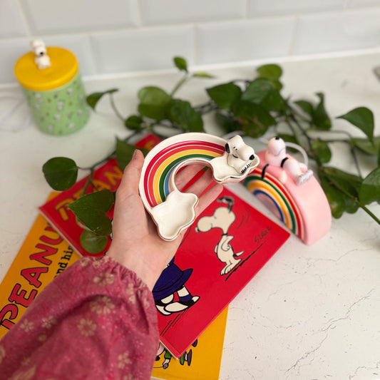 Snoopy Rainbow Skål