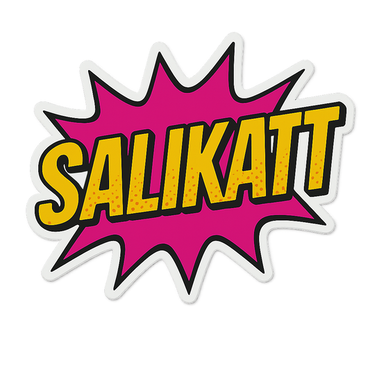Salikatt Klistremerke