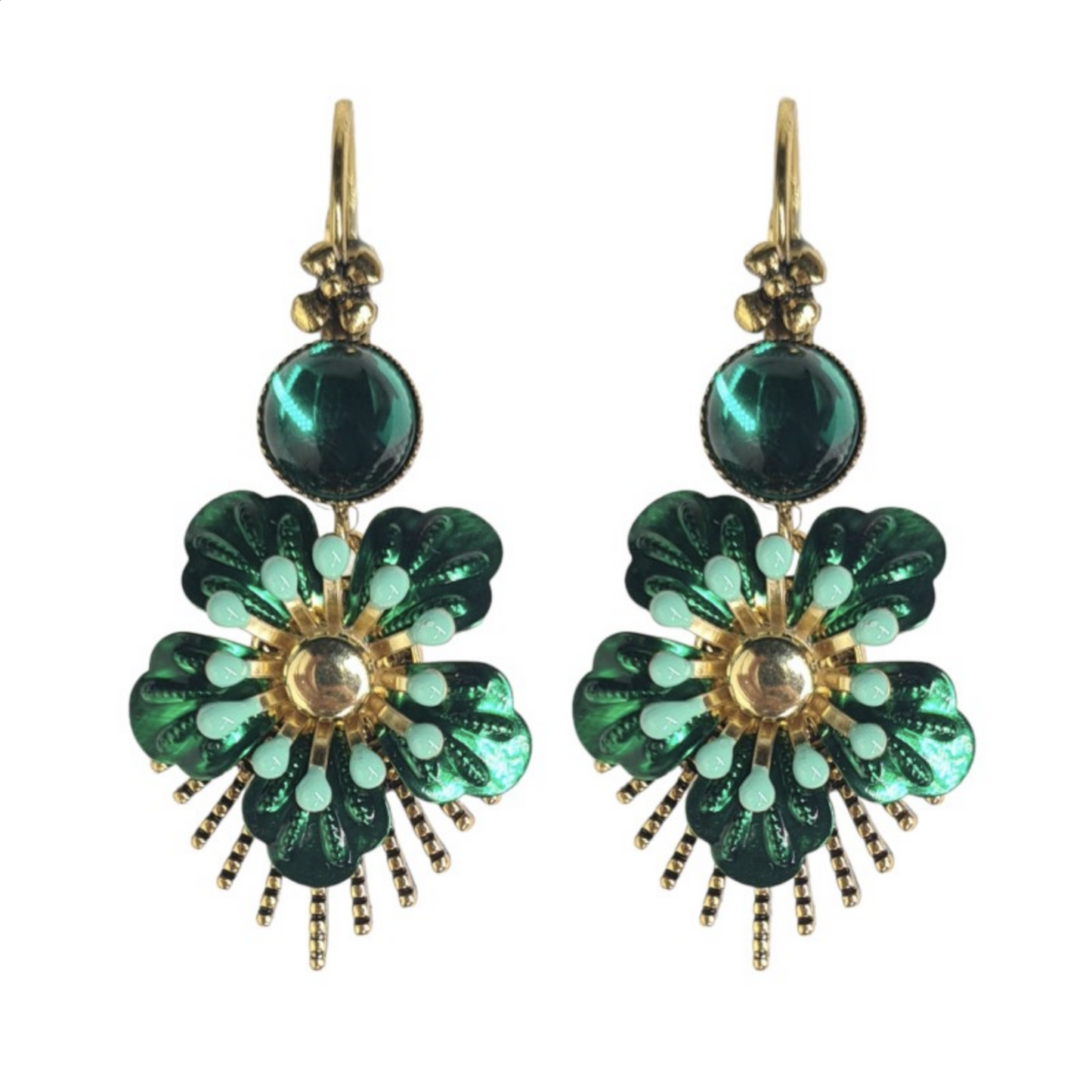 Raio Shiny Deep Aqua Ørepynt