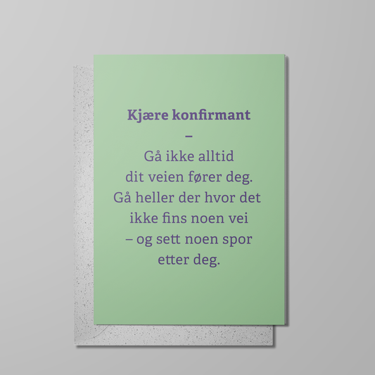 Dobbelt Kort, Sett spor etter deg