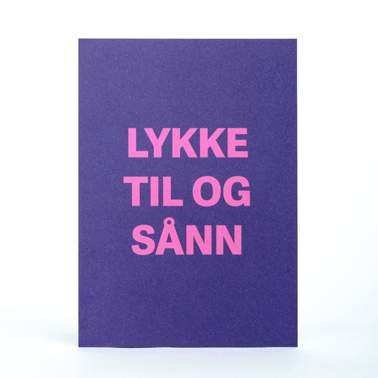 Kort, Lykke til og sånn