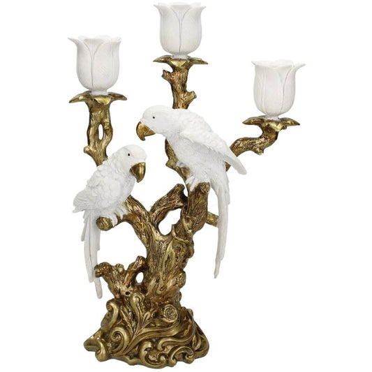 Lysholder Bird White L