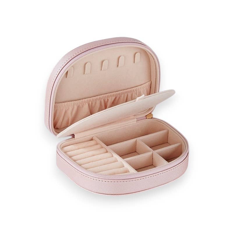 Satin Pink Reisesmykkeskrin