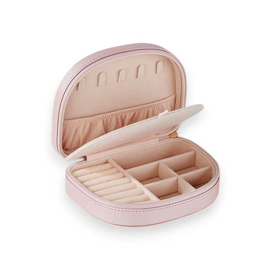 Satin Pink Reisesmykkeskrin