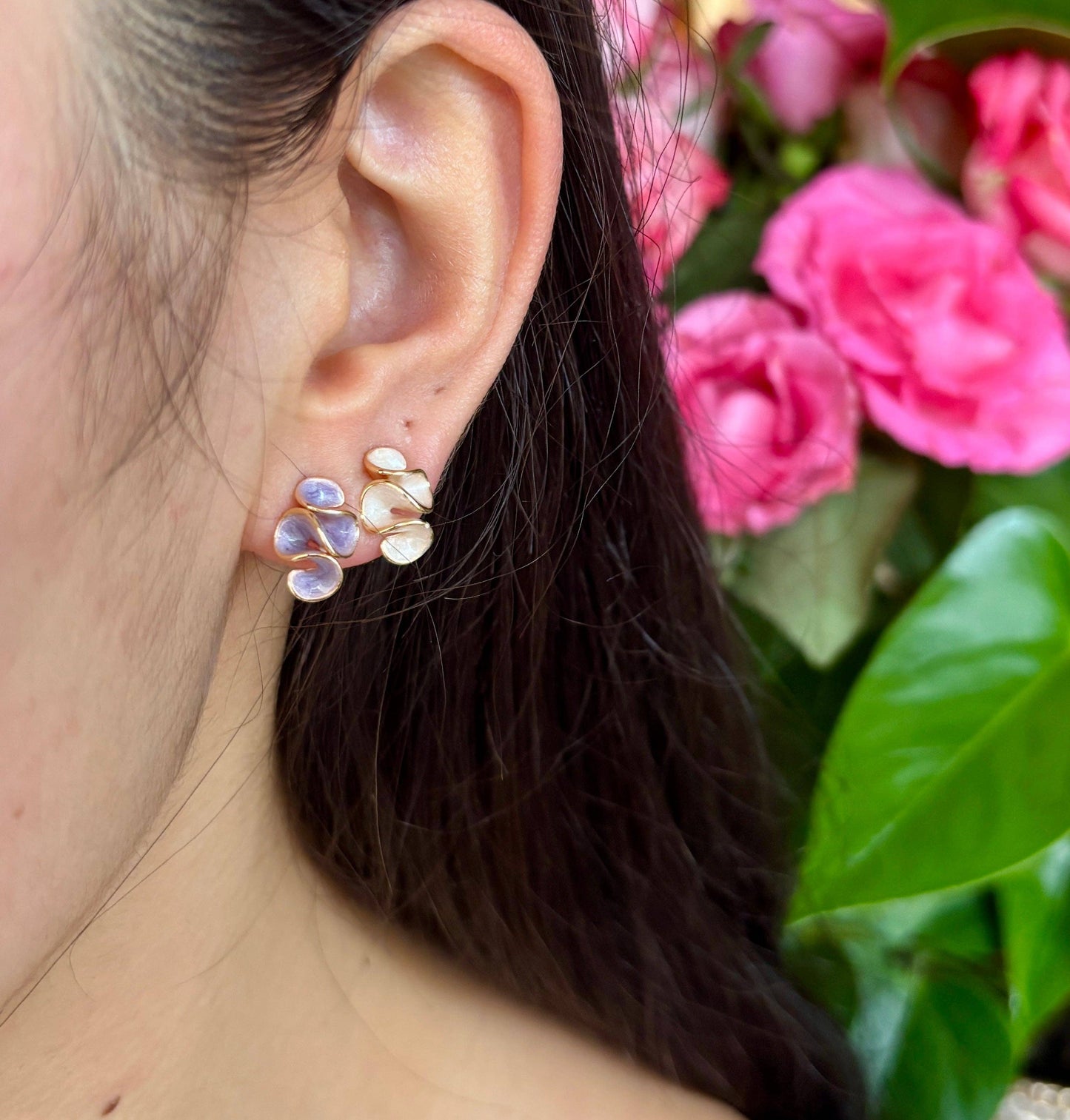 Petal Cluster Øredobber