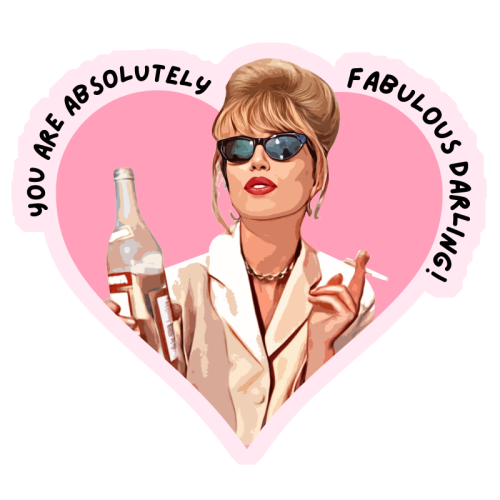 Absolutely Fabulous Darling Klistremerke