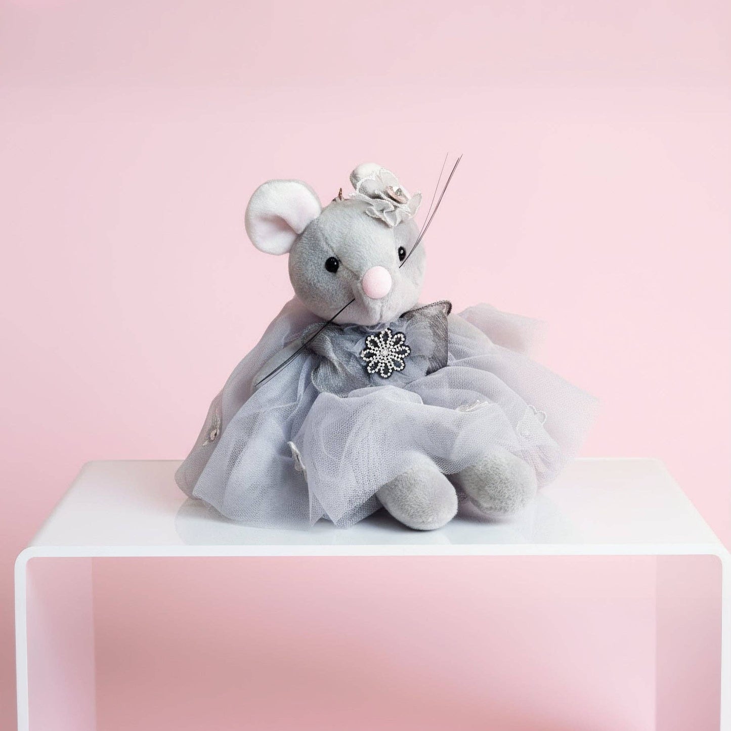 Oversized Ballerina Mouse Charm