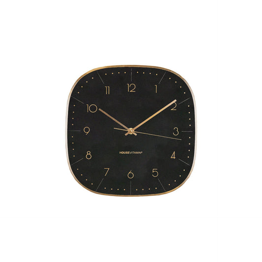 Veggklokke Black Square