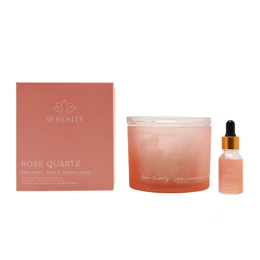 Rose Quartz Crystal Diffuser & Olje