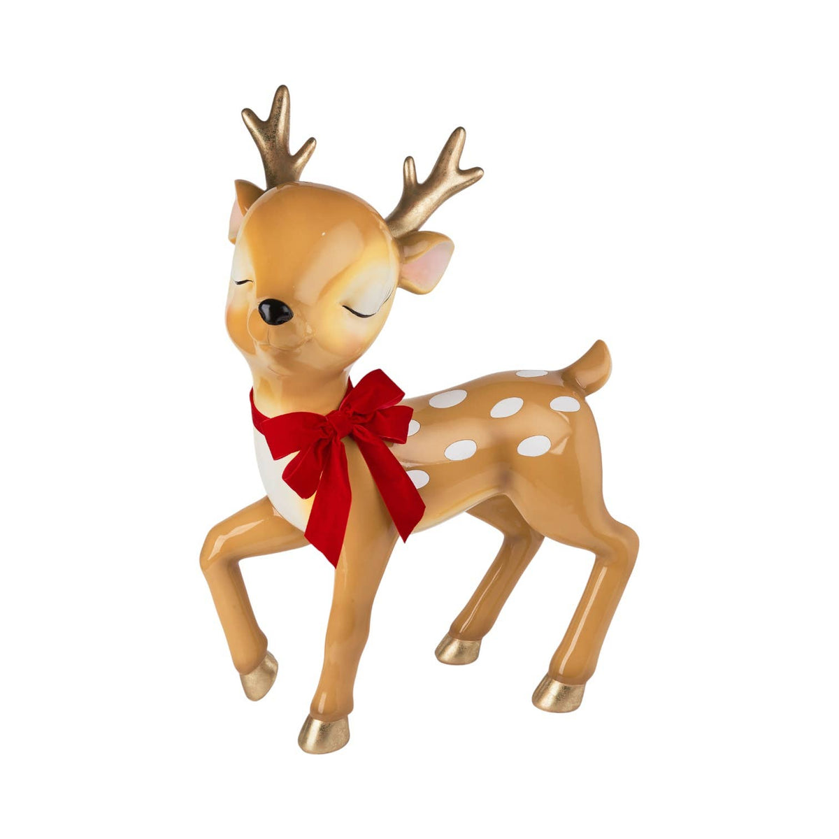 Vintage Deer Prancing Figur