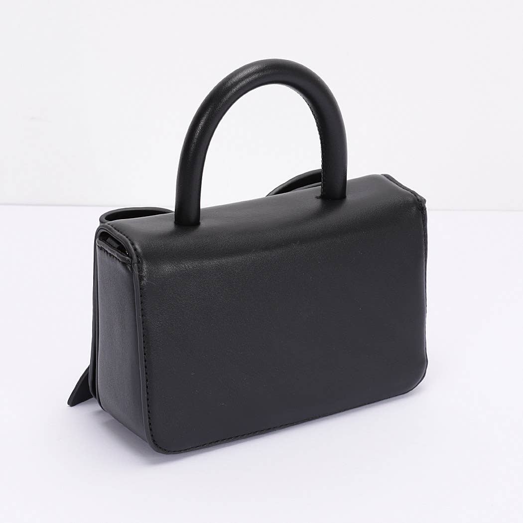 Ribbon Top Handle Bag