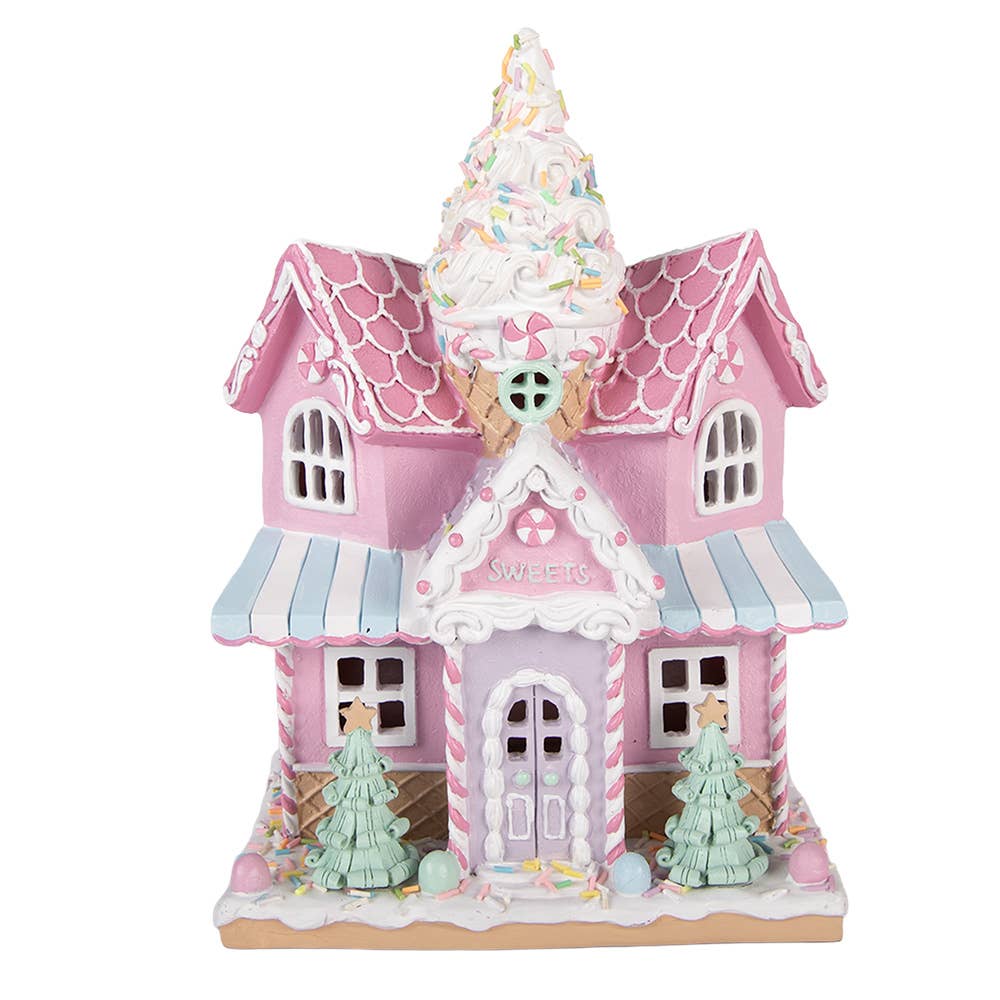 Pink Gingerbread house