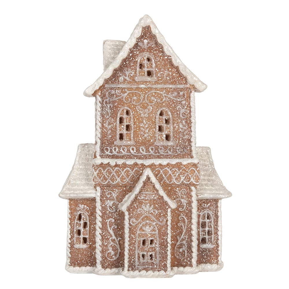 Brown Gingerbread House LED