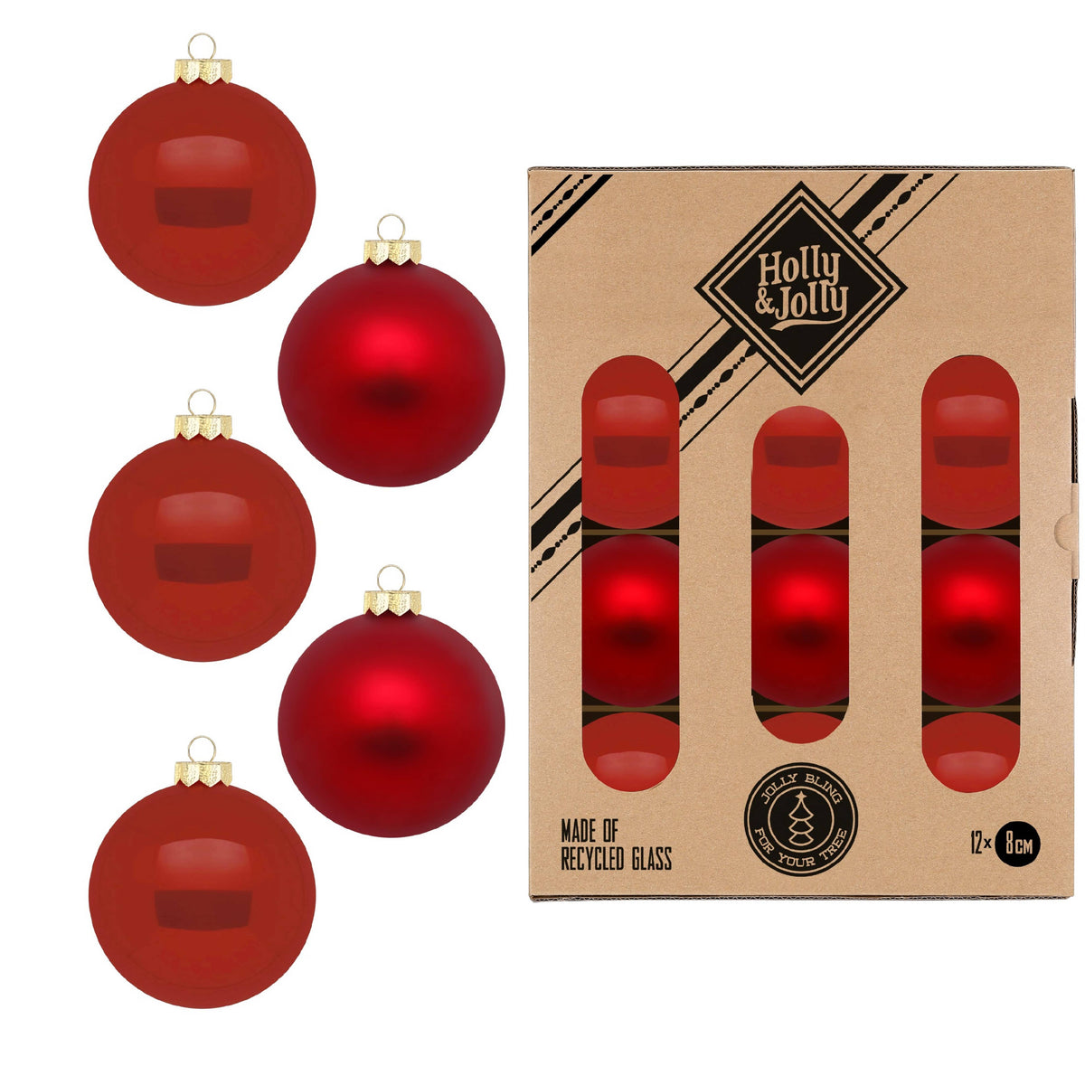 Glasskuler Classic Chianti 8 cm