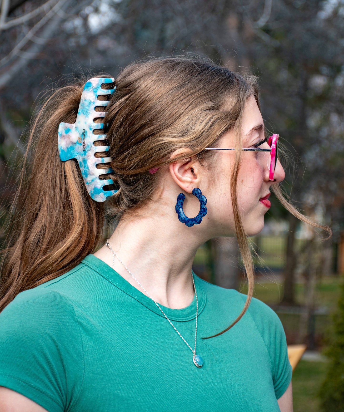 Gold Shimmer Hårklype