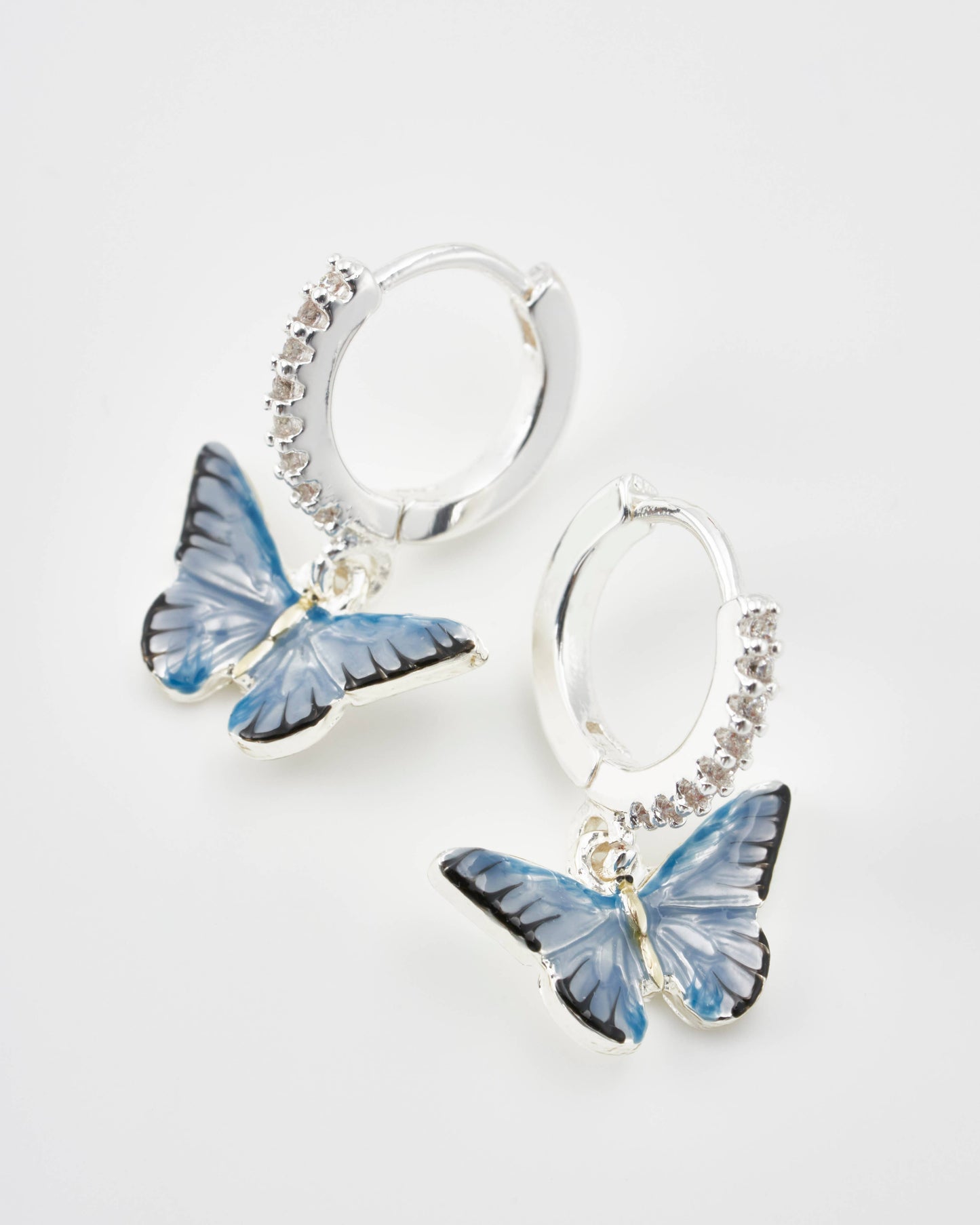 Blue Butterfly Øredobber