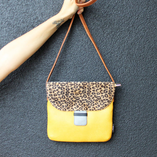 Leo Print Clutch