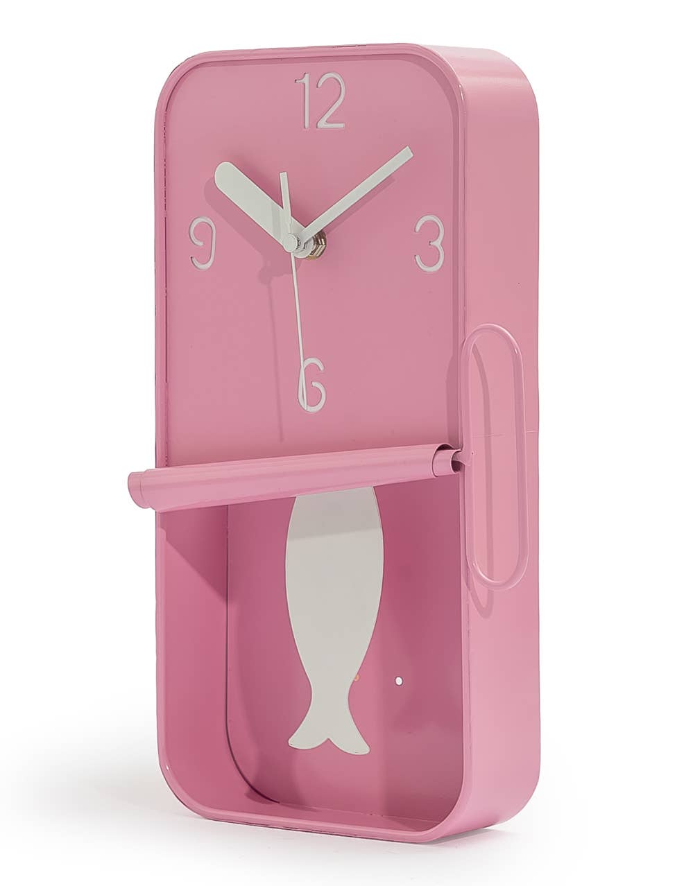 Pink Sardine Wall Clock