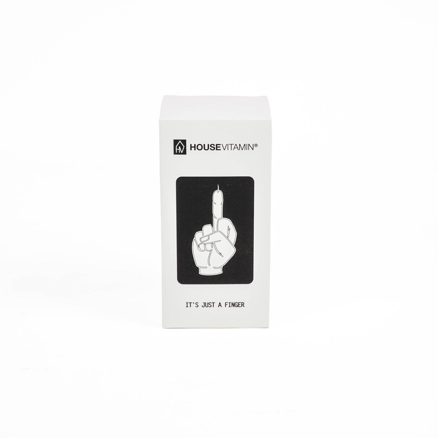 Middle Finger Lys Hvit