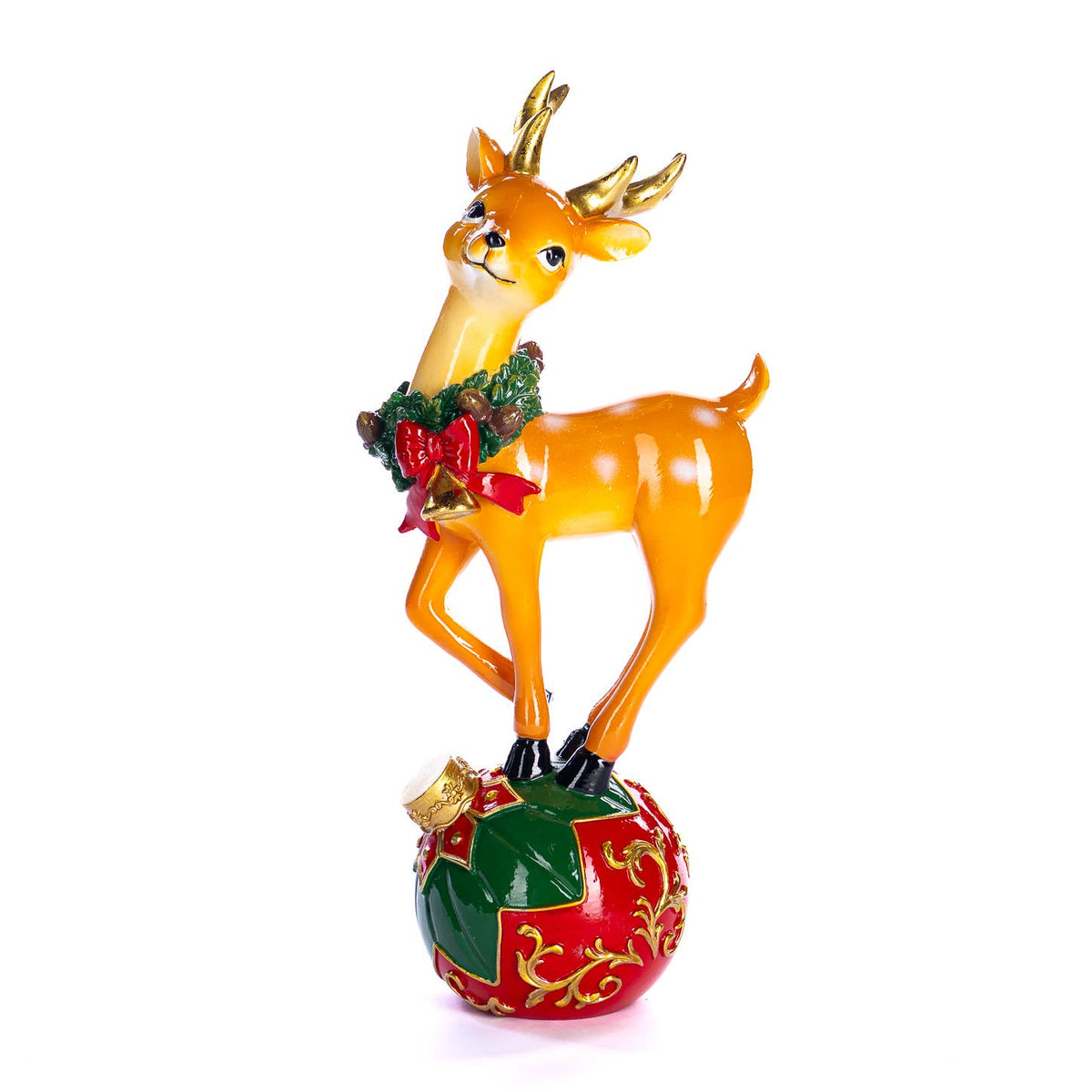 Xmas Deer On Ball