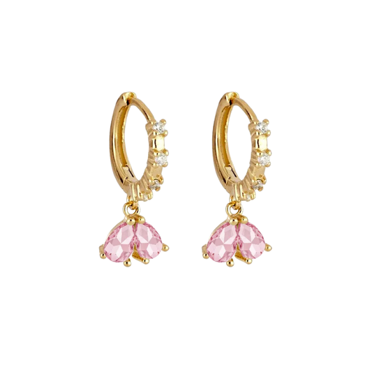 Earrings belle pink