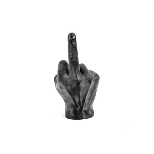 Middle Finger Lys Svart