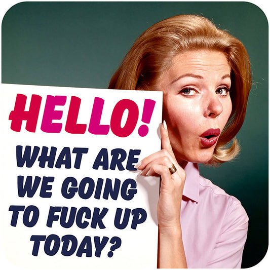 What Are We Going To Fuck Up Today Bordbrikke