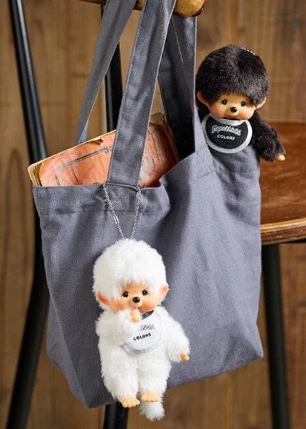 Monchhichi White Plush Mascot