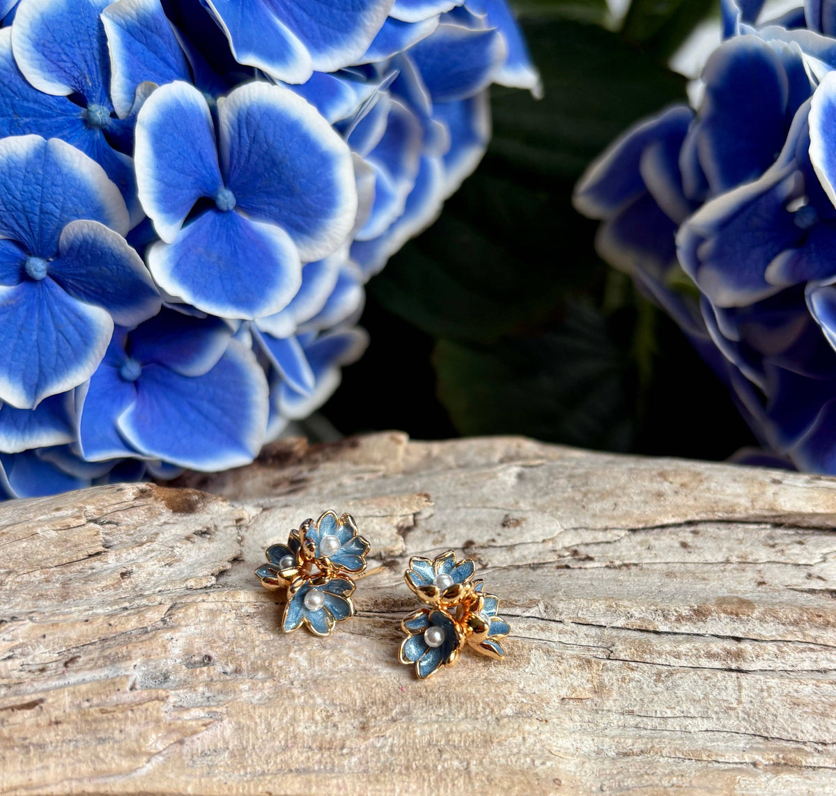 Bluebell Pearl Bloom Øredobber