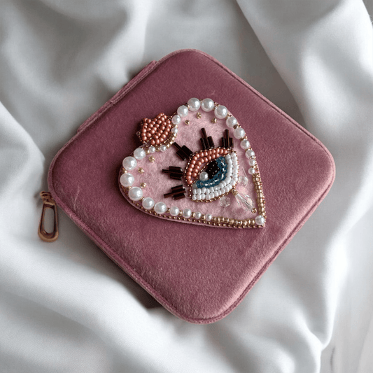 Pink Protective Eye Smykkeskrin