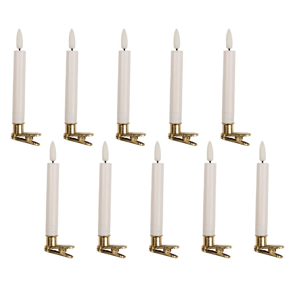 LED Dinner Candles Sett