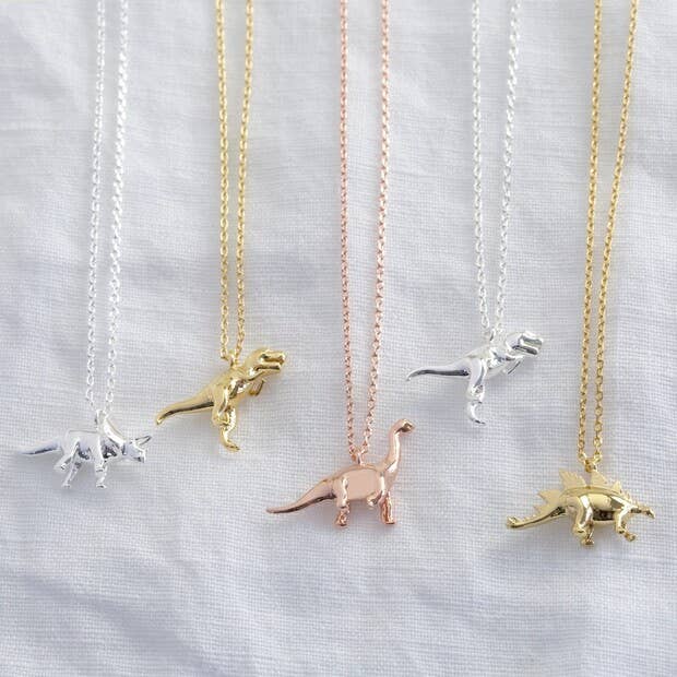 Silver T-Rex Dinosaur Smykke