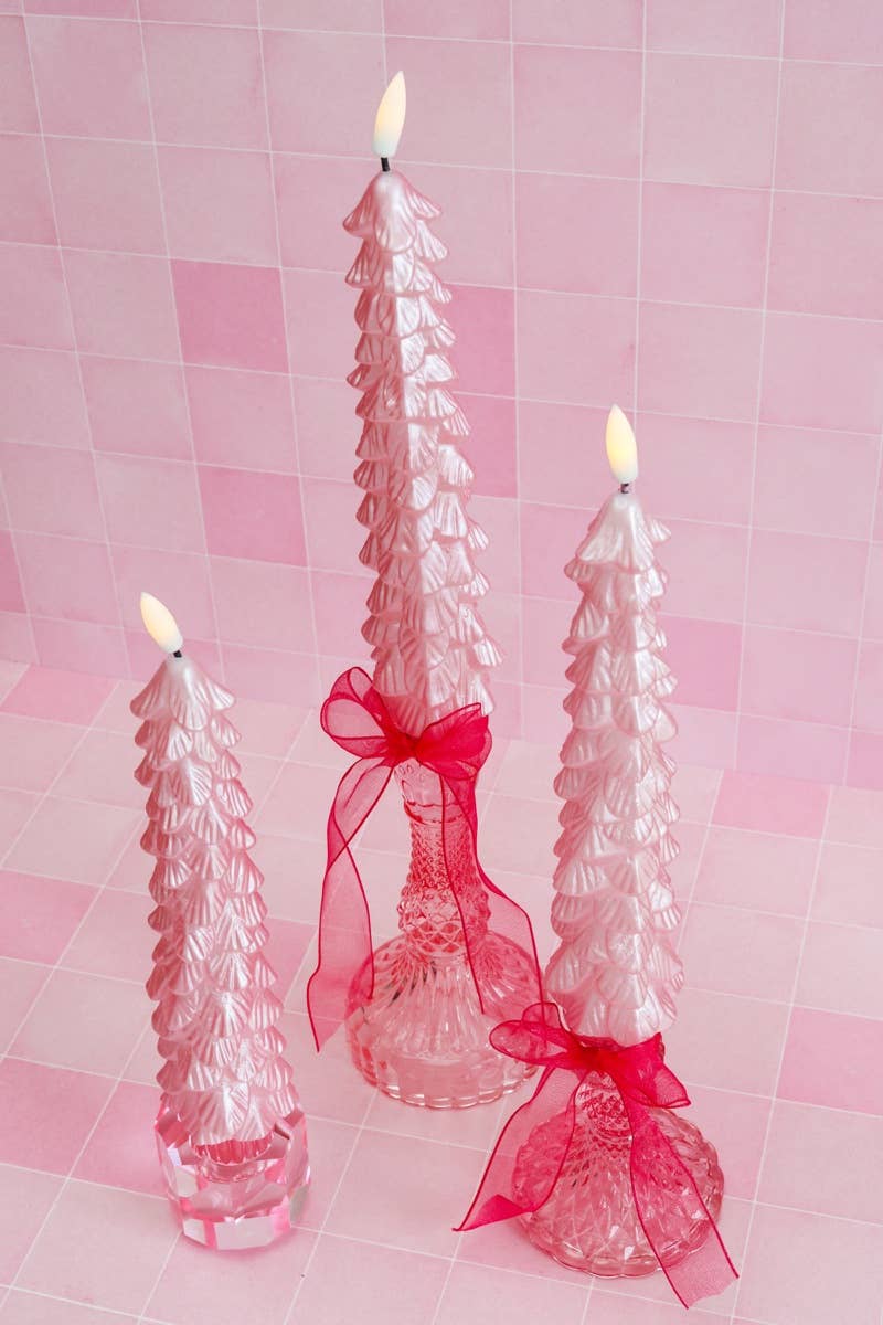 X-Mas Tree Pink LED-lyssett