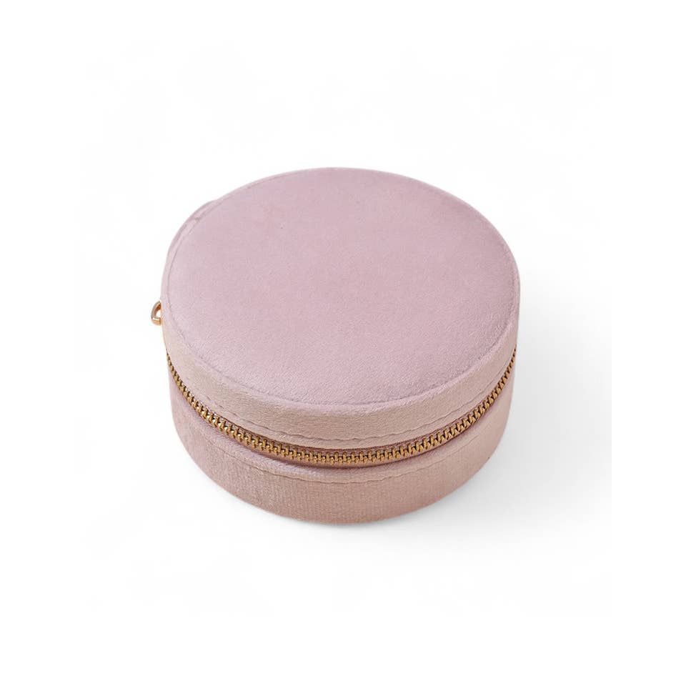 Velvet Pink Reisesmykkeskrin