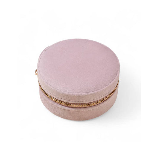 Velvet Pink Reisesmykkeskrin