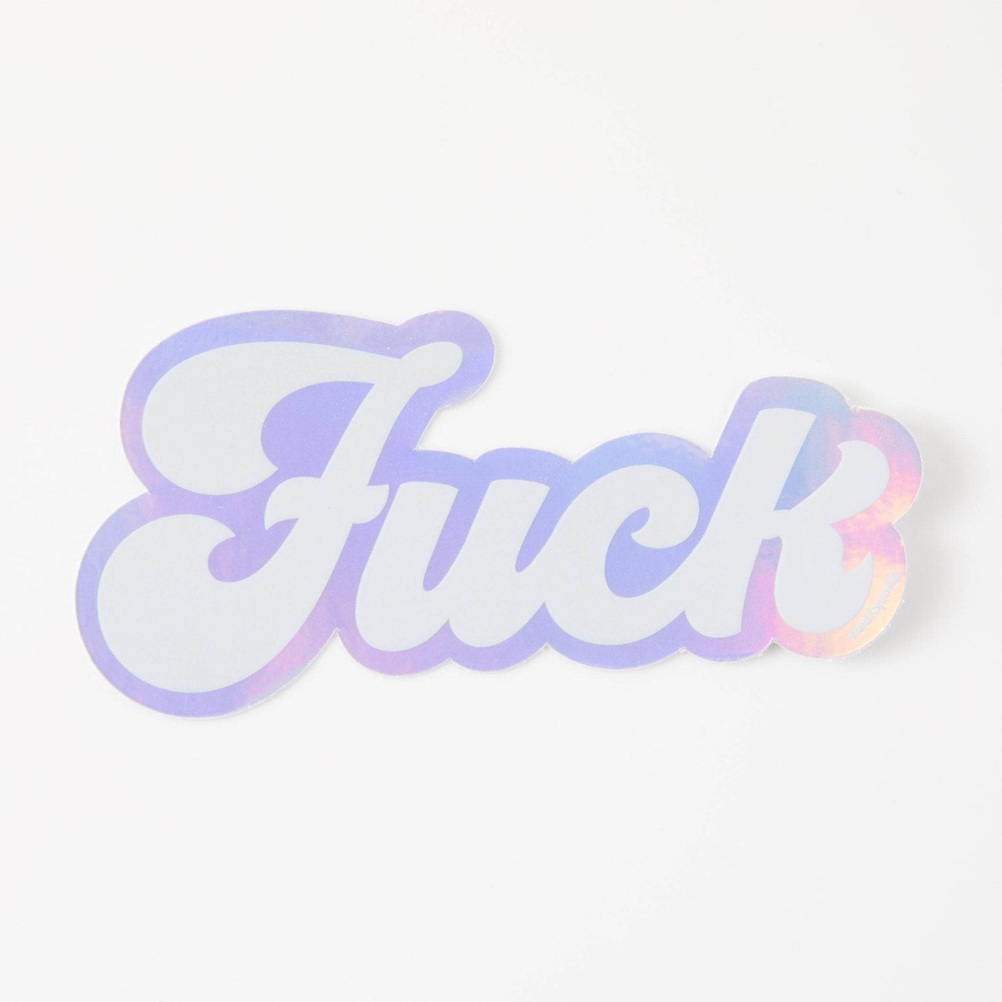 Fuck Holographic Klistremerke