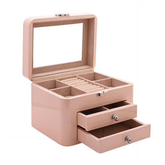 Pink Wooden Smykkeskrin