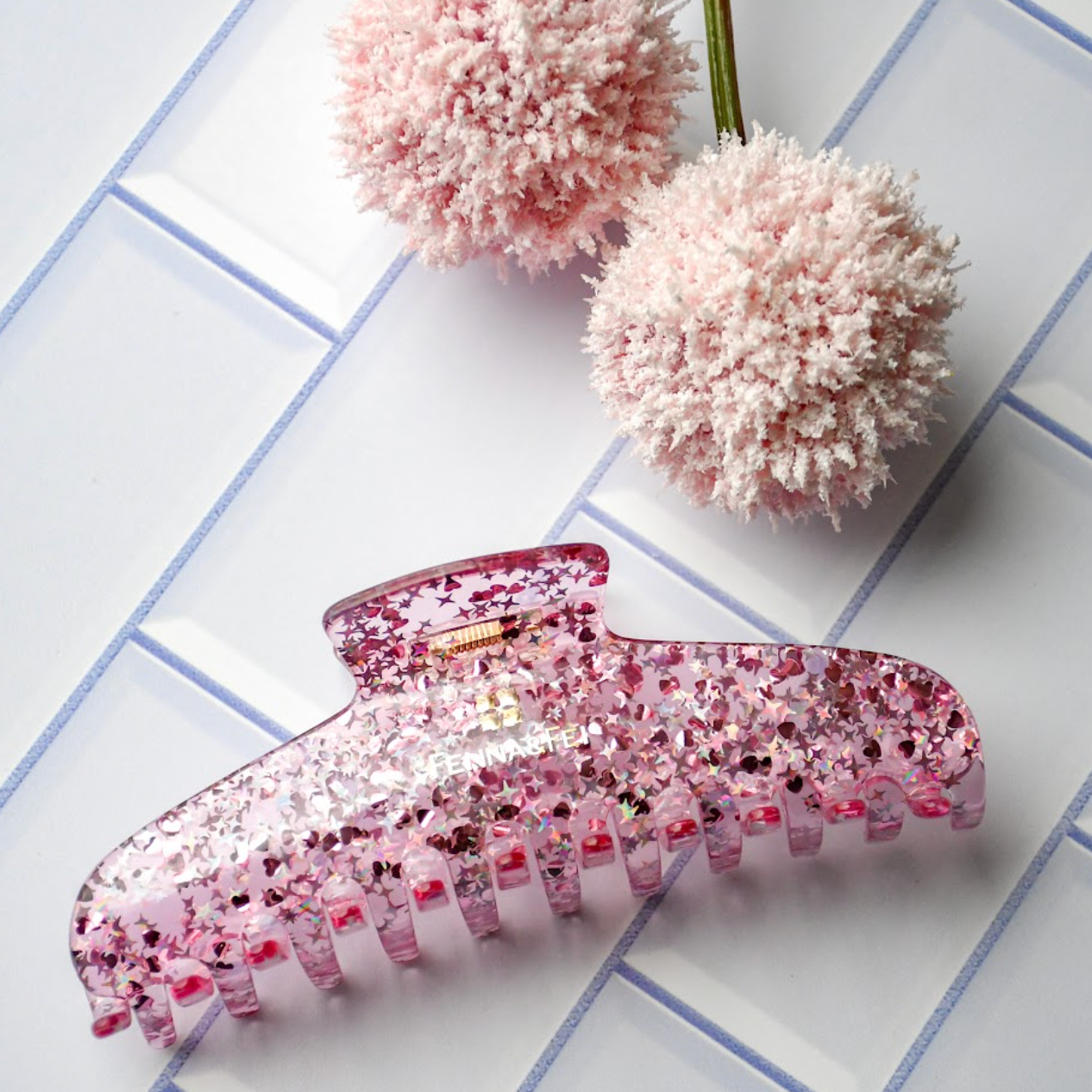 Pink Popstar Hårklype