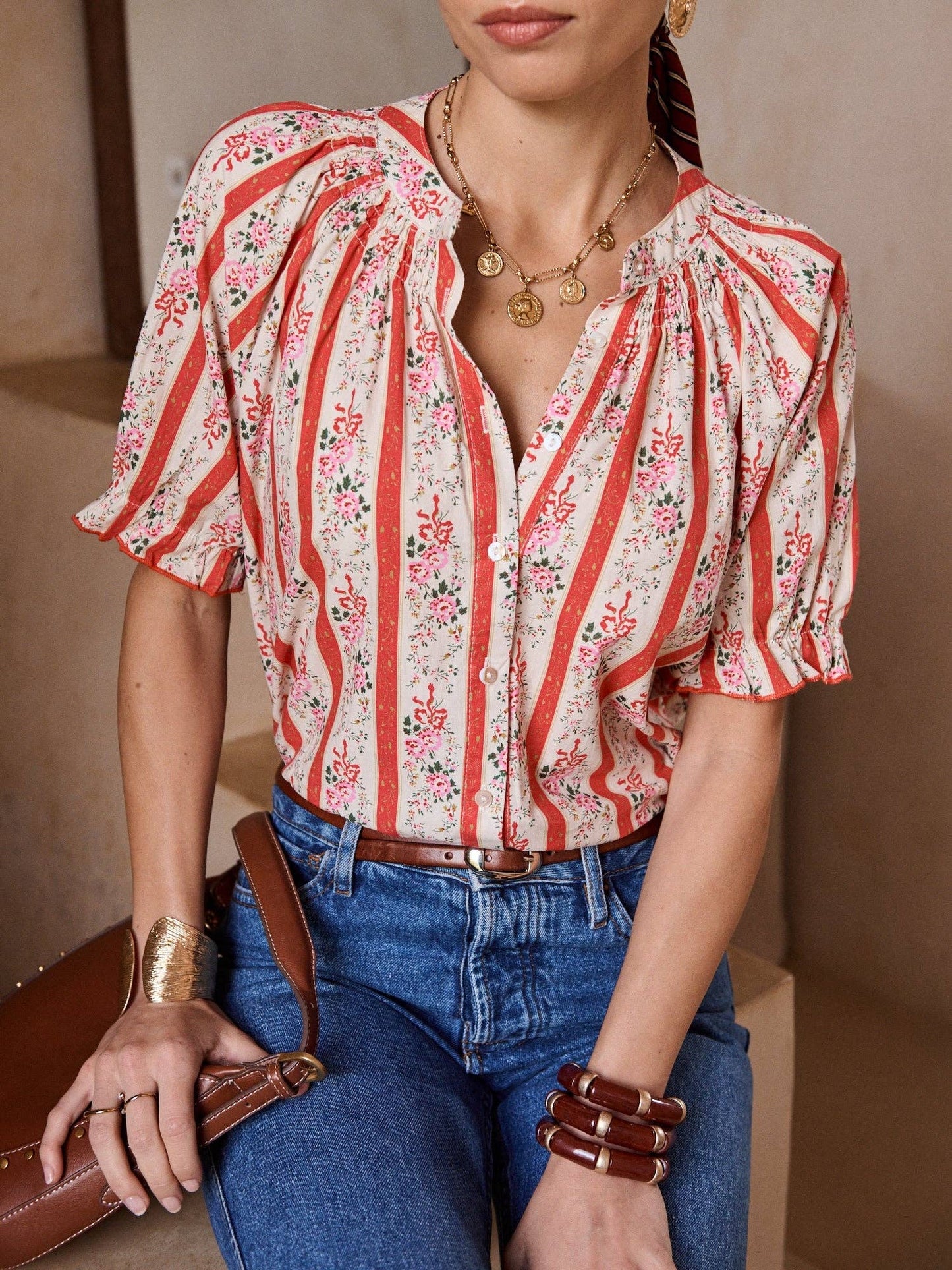 Valerian Bluse