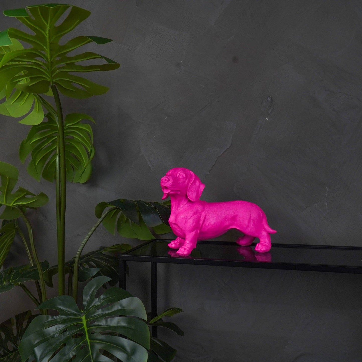 Dachsfigur Rosa Liten