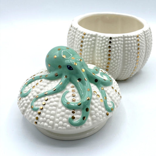Coral Octopus Skål