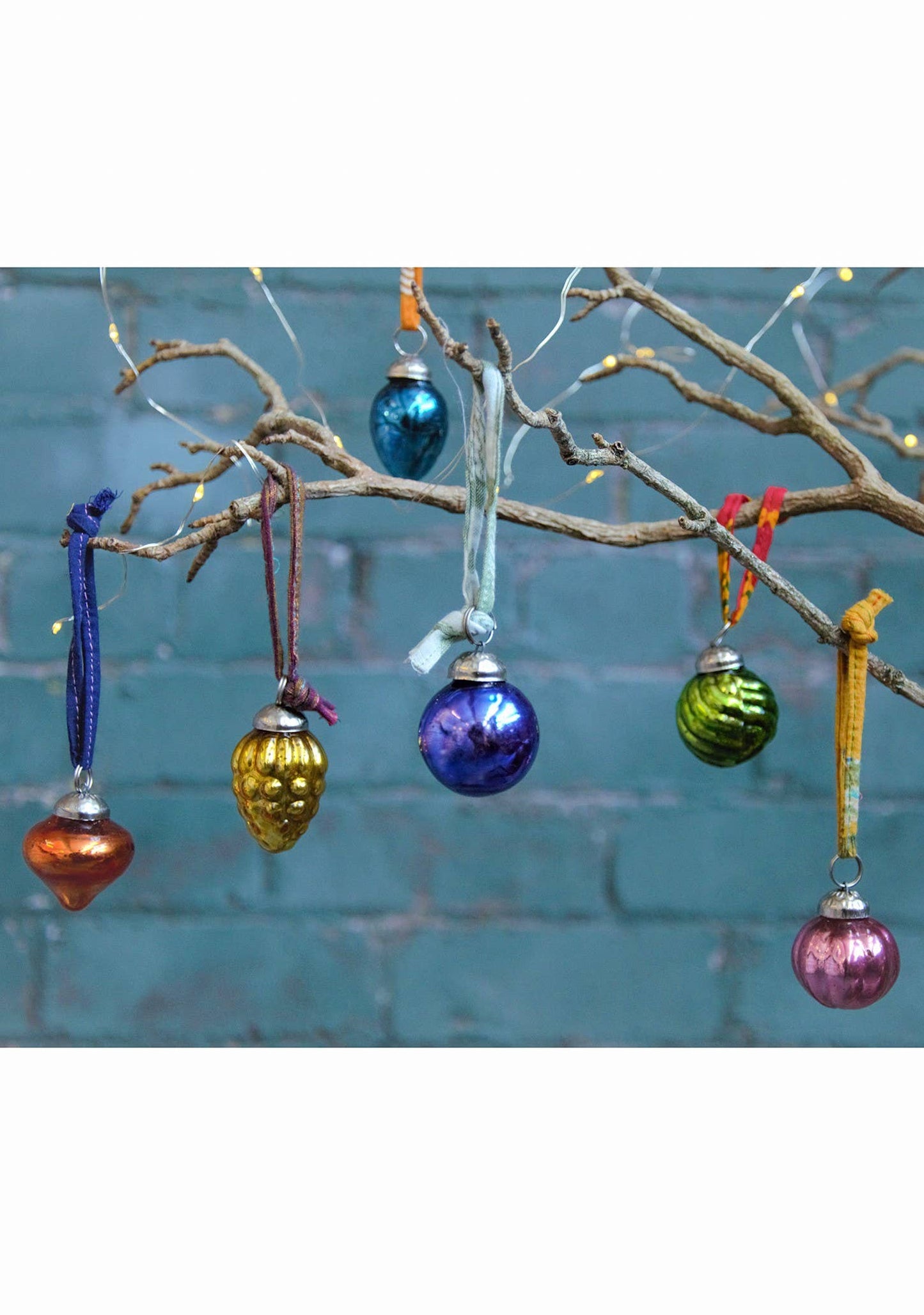 Coloured Glass Baubles