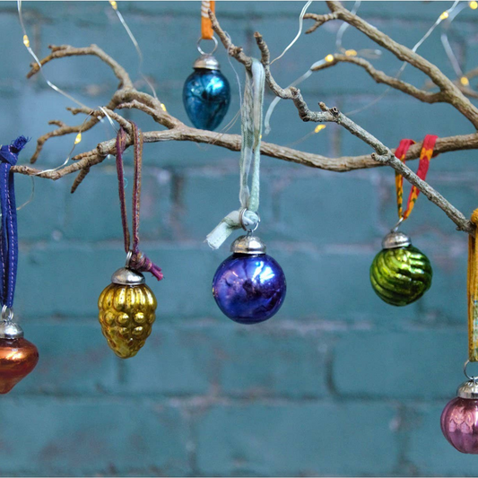 Coloured Glass Baubles