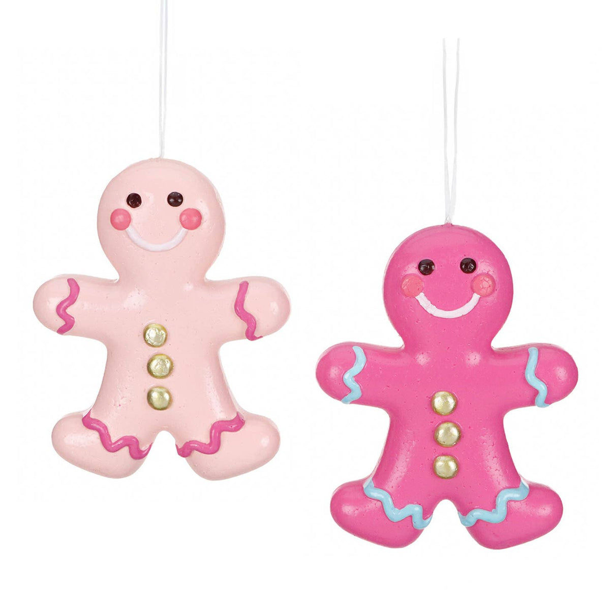 Gingerbread Man Glitter Ornament