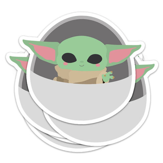Baby Yoda Klistremerke