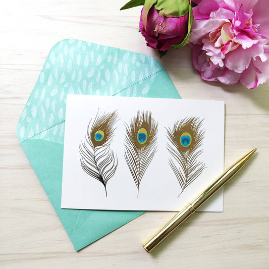 Kortsett Peacock