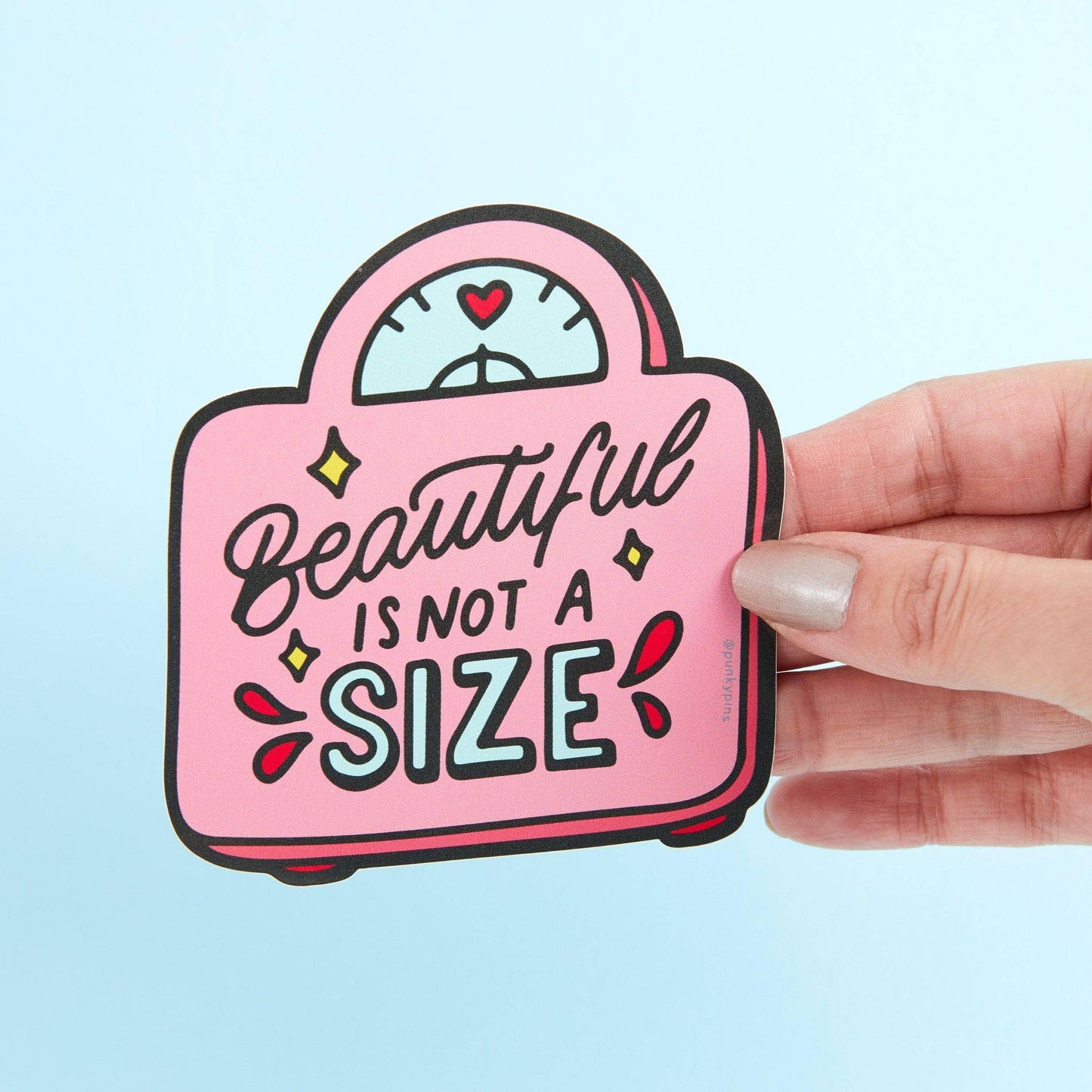 Beautiful Is Not A Size Klistremerke