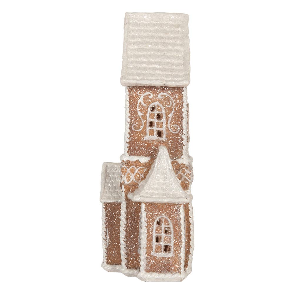Brown Gingerbread House LED