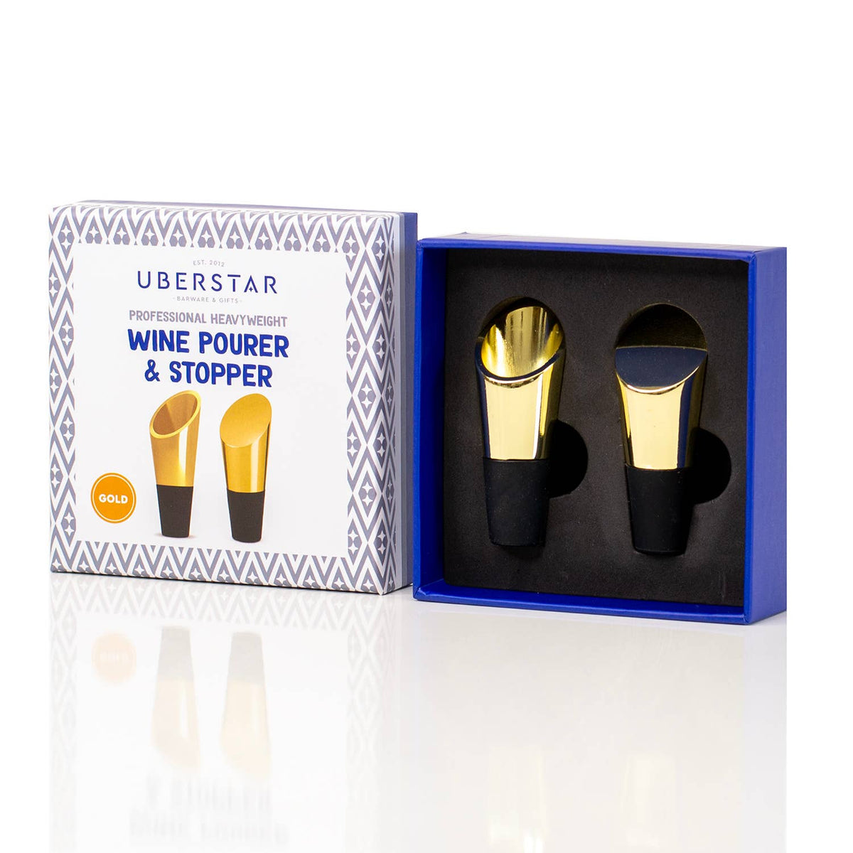 Wine Pourer and Stopper Duo Gull